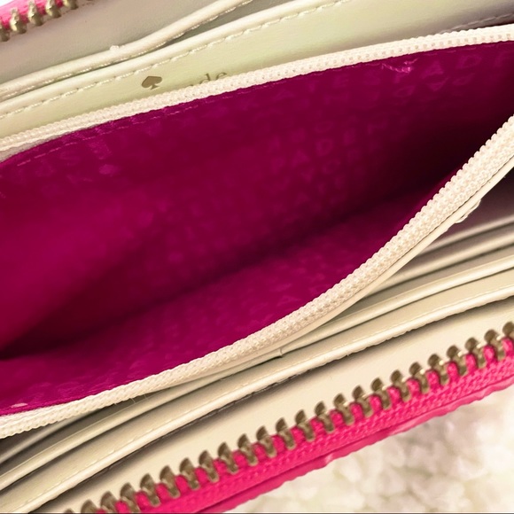 Kate Spade Moroccan Market Pink Zip Wallet - Picture 4 of 12